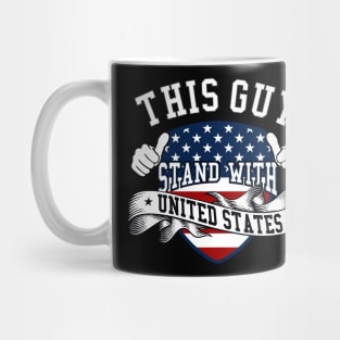 THIS GUY STAND WITH USA | AO-SPORTS | 2 SIDED Mug